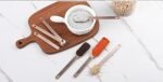 Copper Measuring Cups and Spoons Set 17 for Dry & Liquid, Metric & Us Stainless Steel Measuring Cups and Spoons Set with Leveler for Kitchen & Baking with 3/4 & 2/3 Measurer Cup - Image 7