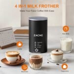 ZACME Single Serve Coffee Maker with Milk Frother, Coffee Machine with Brewing & Frothing System, 28oz Water Tank, Adjustable Brew Strength, Quick Brew, Self-Cleaning - Image 6