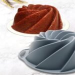 To encounter 45 Pieces Silicone Bakeware Set, Heat Resistant Baking Pans, Nonstick Baking Molds for Cake, Bread and Cupcake, with Measuring Cups and Spoons Set, Light Grey - Image 4