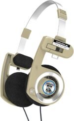 Koss Porta Pro Limited Edition On-Ear Headphones, in-Line Microphone, Volume Control and Touch Remote Control, Retro Style, Includes Hard Carry Case, Wired with 3.5mm Plug, Rhythm Beige - Image 3