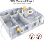 Wireless Video Doorbell Intercom System, Smart Doorbell Camera with Monitor, 1080P WiFi Video Door Phone with 8" Touch Screen, Motion Detection, Night Vision, No Monthly Fees, Tuya APP - Image 4