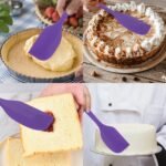 Silicone Spatulas Set, Rubber Spoon Spatula Heat Resistant Spoonula One Piece Design Seamless Spatula Non-Stick Scrapers Baking Mixing Tool (Purple) - Image 3