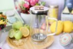 Teabloom Tea Press with Copper Pull Handle and Stainless Steel Filter – Tea Connoisseur's Choice – Pekoe Tea Maker, 34-Ounce - Image 3