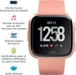 Fitbit Versa Smart Watch, Peach/Rose Gold Aluminium, One Size (S & L Bands Included) - Image 3