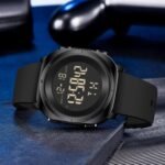 Mens Gold Digital Waterproof Running Wrist Watch for Men Military Sports Tactical Dive Cheap Men's Wrist Watches Digital Black and Silver - Image 6