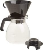 Melitta 52 oz. Pour-Over Coffee Brewer with Glass Carafe, Black - Image 3