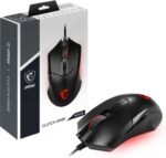 msi Clutch GM08 Gaming Mouse, 4200 DPI, Optical Sensor, 3 Adjustable Weights, Red LED Lighting, Symmetrical Design - Image 4