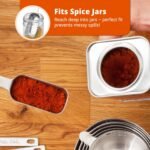 Premium 304 Stainless Steel Measuring Kit - 8-Piece Essential Cups and Spoons for Everyday Use, Stackable & Durable - Image 4