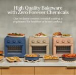 Our Place Wonder Oven Baker’s Kit – 3-Piece Toxin-Free Ceramic Nonstick Bakeware Set (8” Round, 8” Square, 6-Cup Muffin Pan) - Oven-Safe up to 450°F - Spice - Image 6