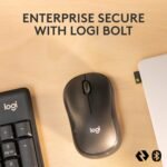 Logitech MK370 Combo for Business, Wireless Full-Size Keyboard and Wireless Mouse, Secure Logi Bolt USB Receiver, Bluetooth, Globally Certified Windows/Mac/Chrome, Linux - Graphite - Image 3