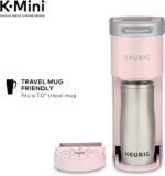 Keurig K-Mini Single Serve K-Cup Pod Coffee Maker, 6 to 12oz Brew size, with Cord Storage, Perfect for Small Spaces, Dusty Rose - Image 6