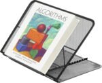 Simple Houseware Mesh Laptop Stand with 11-Levels Adjustable Ventilated Computer Holder, Black - Image 3