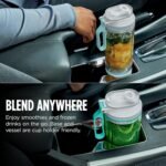 Ninja Blast Max, Portable Blender + Twist & Go, Personal Smoothie, Blend, Ice Crush, 3 Programs, Cordless, 22oz removable Vessel, Dishwasher Safe, Leakproof, Sea Glass, BC251MT - Image 5