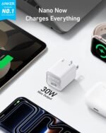 Anker Nano USB C Charger Block, 30W PIQ 3.0 Foldable iPhone Charger Fast Charging for iPhone 17/16 Series, Galaxy, iPad, Compatible with MagSafe - Image 3