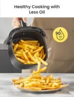 COMFEE' Compact 2.1 Quart Air Fryer with 12 Menu Options, Adjustable Timer & Temperature Control 180-400 degrees F, Dishwasher-Safe Nonstick Fry Basket - Image 3