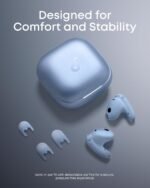 Soundcore Liberty Buds by Anker, Semi-in-Ear Design, Removable Ear Fins, Real-Time Adaptive Noise Cancelling, Fast Charging, Wireless Bluetooth Earbuds,Translation Earbuds, 30H Playtime - Image 3