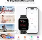 Smart Watches for Men Women - 1.83" HD 2025 Fitness Tracker with 100 Sports Modes, Heart Rate/Sleep Monitor, Bluetooth Call & Music Control IP68 Waterproof for iPhone/Android - Image 4