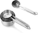 New Star Foodservice 42917 Stainless Steel 8-Piece Measuring Cups and Spoons Combo Set - Image 4