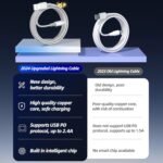 iPhone Charger 3pack 10FT Apple MFi Certified Long Lightning Cable Fast Charging High Speed Data Sync USB Cable Compatible iPhone 14/13/12/11 Pro Max/XS MAX/XR/XS/X/8/7/Plus/6S (Grey White) - Image 5