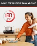 Portable Induction Cooktop, Hot Plate Countertop Burner with 10 Temp Levels, Timer, Auto-Shut-Off, Touch Panel, LED Display, Auto Pot Detection, Child Safety Lock - Image 4