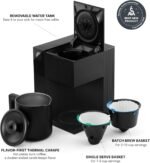 Fellow Aiden Precision Coffee Maker - 10-Cup Thermal Carafe, Built-In Brewing Guidance, Scheduling, Removable Water Tank, Matte Black - Image 5