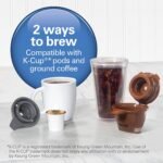 Hamilton Beach Gen 4 FlexBrew Single-Serve Hot & Iced Coffee Maker with Removable Reservoir, Compatible with Pod Packs and Grounds, 50 oz, 4 Fast Brewing Options, Black - Image 4