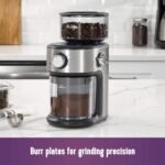 Mr. Coffee Burr Coffee Grinder Automatic Grinder with 18 Presets for French Press Drip and Espresso 18-Cup Capacity Stainless Steel - Image 3
