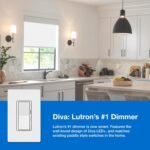 Lutron Diva Smart Dimmer Switch Kit for Caseta Lighting w/ Hub, Pico Remote & Pedestal, Smart Dimmer Works with Apple Home, Ring, Google Home, 3 Way, DVRF-BDG-1DP-A - Image 3