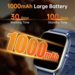 Smart Watch for Men Women, Fitness Tracker (Answer/Make Call), 1000 mAh Battery, 120+ Sport Modes, Step Counter/Sleep Monitor Fitness Watch, Smartwatch for Android/iPhone (Blue) - Image 6