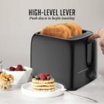 OVENTE Electric Toaster Machine with 6-Shade Browning Selector Setting, Compact Design and Removable Crumb Tray, 700W Power Perfect for Toasting Bread, Thin Bagels and Waffles - Image 5