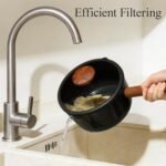 CAROTE ceramic cookware set,nonstick pots and pans，14PCS Non Toxic Healthy Non Stick Kitchen Cooking Pots and Frying Pans Set, PFAS PTFE Free - Image 4