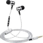 Sephia SP3060VC Wired Earbuds with Microphone, Deep Bass in-Ear Headphones with Noise Isolation, 10mm Drivers, Tangle-Free Cable, 3.5mm Jack - Image 3