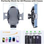 Miracase 2025 Upgraded Universal Cup Phone Holder for Car, [Rotatable & Adjustable] Long Neck Car Cup Holder Phone Mount Compatible with iPhone, Samsung, Google & More Smartphones - Image 4