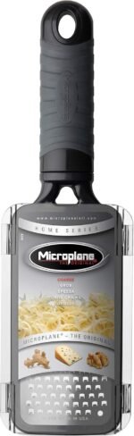 Microplane Home Series Multipurpose Coarse Grater - Easy to Use, Perfect for Everyday Cooking (Black) - Image 3