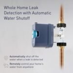Moen Flo Smart Water Monitor and Automatic Shutoff Sensor, Wi-Fi Water Leak Detector for 3/4-Inch Diameter Pipe, 900-001 - Image 3