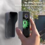 MUBVIEW Wireless Doorbell Camera with Chime, 2K Video Doorbell Wireless with Voice Changer, Motion Detection, Anti-Theft, Night Vision, 2-Way Audio, SD/Cloud Storage, No Subscription - Image 3