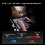 Flydigi BS2 Laptop Cooling Pad, Wind-Pressure Closed-Loop Turbo-Fan for 15.6-21 Inch, Adjustable Speed, Dual Noise Reduction, Intelligent Temperature Control, 4-Angle Adjustable - Image 4