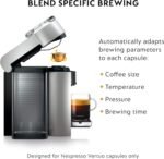 Nespresso Vertuo Coffee and Espresso Machine by De'Longhi, 1597 milliliters, Silver - Image 4