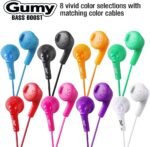 JVC HAF160B Gumy Ear Bud Headphone Black - Image 3