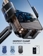 Lamicall Cup Phone Holders for Your Car - [Thick Cases Friendly] Universal Adjustable Cell Phone Car Mount for Truck Golf Cart iPhone 17 16 and All 4"-7" Smartphones Valentines Day Gift - Image 3