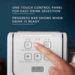 Mr. Coffee One-Touch CoffeeHouse - Espresso, Cappuccino, and Latte Maker, with Easy Serving Espresso (ESE) Pod compatibility - White - Image 4