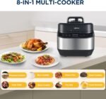 Midea Electric Pressure Cooker, 14° Inclined Panel, 8-in-1 Olla de Presion, Multi-Functional Programmable Slow Cooker, Rice Cooker, Steamer, Sauté Pan, Yogurt Maker and More, 5 Quart - Image 3