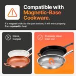 TUCO Portable Induction Cooktop Burner Hot Plate Electric Stove with Shatter-Proof Ceramic Glass, LCD Sensor Touch, ETL Certified, 20 Cooking Modes, 1800 Watts - Image 5