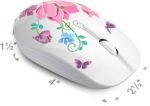 JUHOO Wireless Mouse with Nano Receiver for PC, Laptop, Notebook, Computer, MacBook, Less Noise, Portable Mobile Optical Mice - Image 3