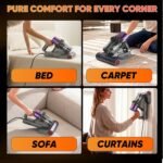 Bed Vacuum Cleaner for Mattress & Couch, 16kPa Powerful Suction with 36,000 Vibrations/Min, 149°F Hot Air, Smart LED Clean Indicator, Washable Reusable Filter, Lightweight Upholstery Vacuum - Image 4