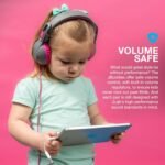 JLab JBuddies Studio 2 On-Ear Kids Wired Headphones, Grey/Pink, Toddler Headphones, Kid Safe, Studio Volume Safe, Volume Limiter, Folding, Adjustable, Noise Isolation, with Mic - Image 4