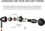 1MORE Quad Driver in-Ear Earphones Hi-Res High Fidelity Headphones Warm Bass, Spacious Reproduction, High Resolution, Mic in-Line Remote Smartphones/PC/Tablet - Silver/Gray - Image 4