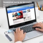 PANPEO Aluminum 7 in 1 USB C & USB Hub with USB 3.0, USB 2.0 Ports for PC/Laptops/MacBook Pro/Air/iMac/iPad and More Devices - Image 4