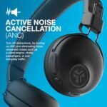 JLab Studio ANC On-Ear Wireless Headphones, Black, 34+ Hour Bluetooth 5 Playtime, 28+ Hour with Active Noise Cancellation, EQ3 Custom Sound, Ultra-Plush Faux Leather & Cloud Foam Cushions - Image 4