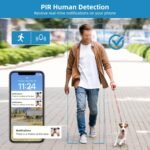 Smart Doorbell Ring, Doorbell Camera Wireless with TY App Control Infrared Night Viewing Dual-Band WiFi, Two-Way Audio Doorbell for Villa Home Office Apartment Door Use - Black/White - Image 5